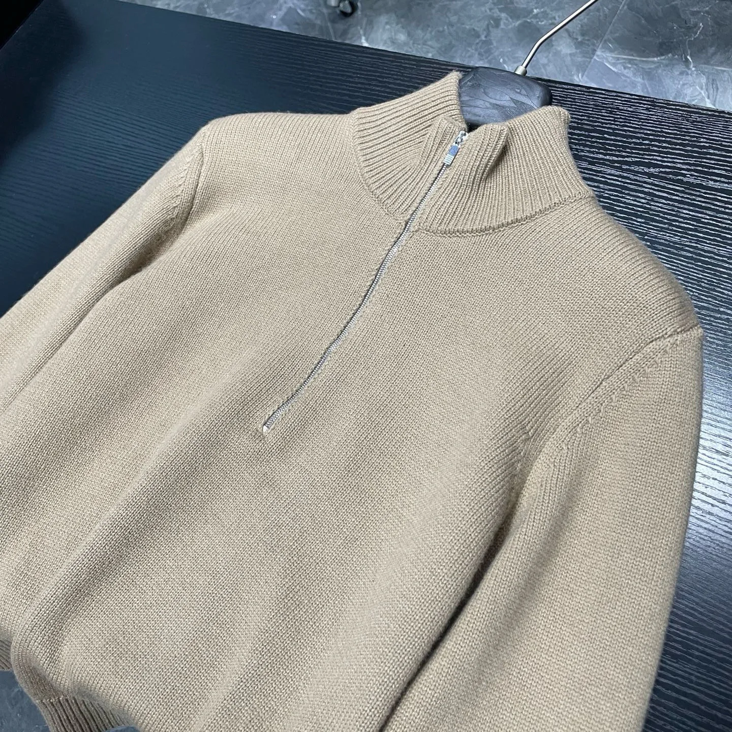 Faionable Woolen Knitted Sweater for Men Casual Versatile Busin Sle Autumn Winter New Arrival Breathable Long Sve C...