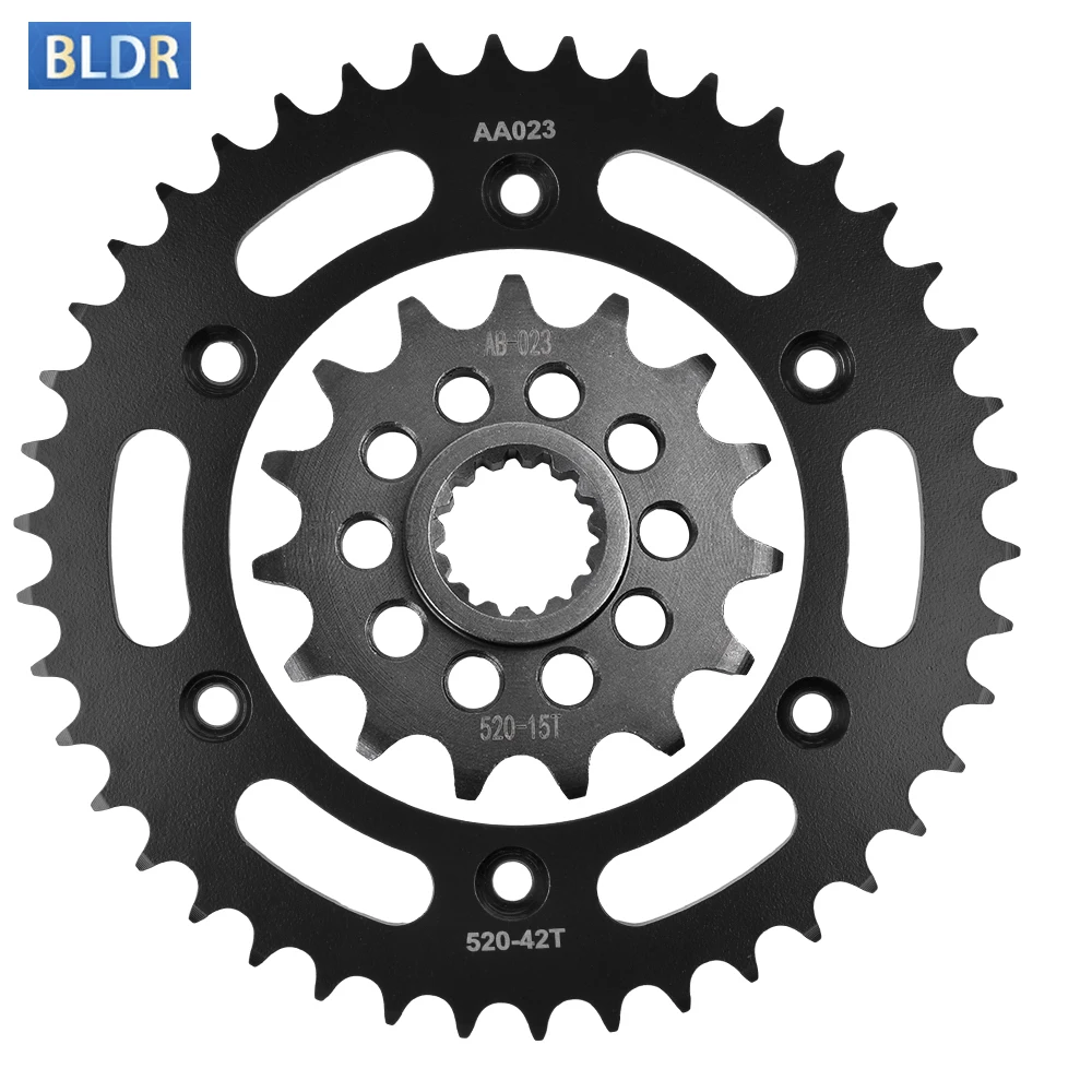 

520-15T 42T Silent Durable Pinion Front Rear Sprocket Kit for K*TM 625 LC4 2002