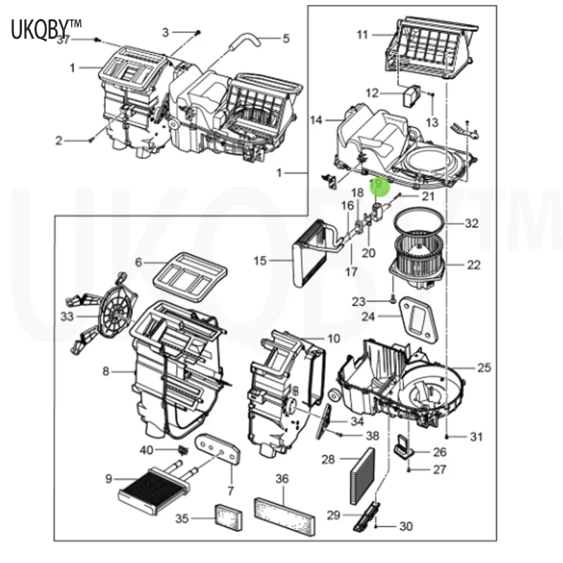 Suitable for 04-12 Bu ic k Ex ce ll e Ji ng ch en g air conditioning expansion valve, Pengzhang valve, electric vehicle parts 96