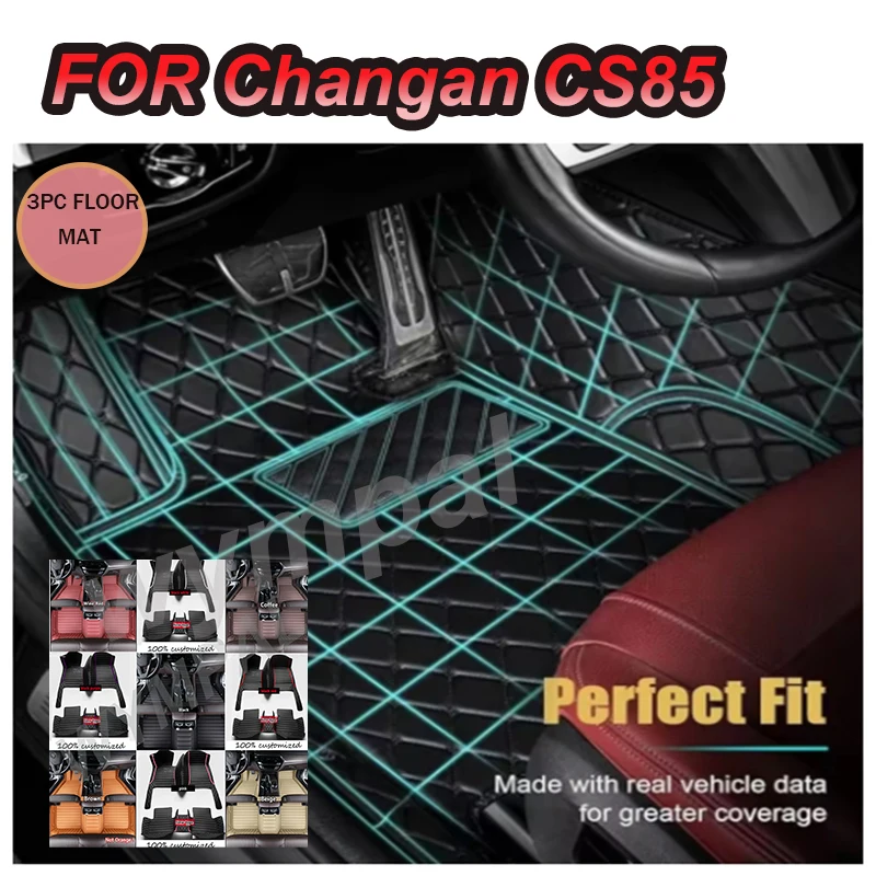 

LUXURY Car Floor Mats For Changan CS85 Coupe 2023 2022 2021 2020 2019 Foot Pads