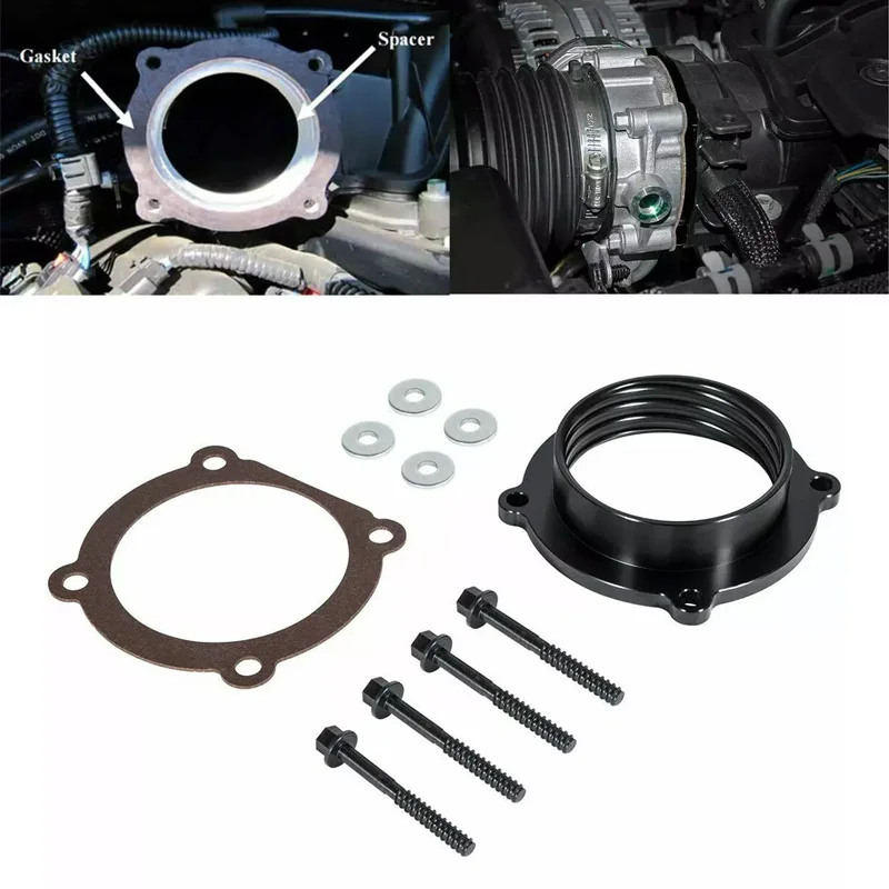 

Car Throttle Body Spacer Fits for Jeep Wrangler JK JL JT Gladiator 3.6L 2012-2020