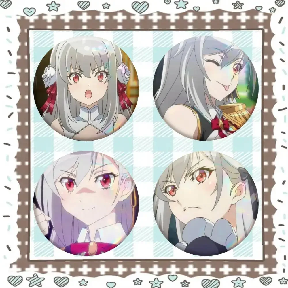 Reborn To Master The Blade Inglis Eucus Anime Badge Tinplate Meme Round Brooch For Hat Bag Creative Lapel Jewelry