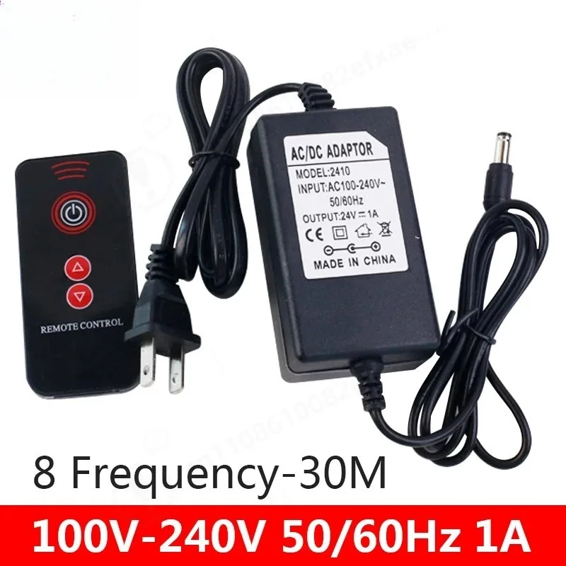 100V-240V Remote Control Power Supply 8-Speed Governor For DIY Mini Telescopic Linear Actuator Adapter Electric Tool US/EU Plug