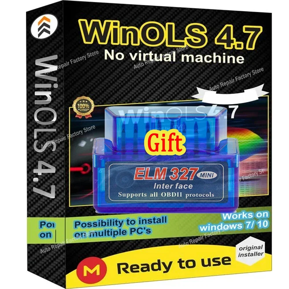 Direct work no Vmware Winols 4.7+ 93GB  DAMOS PACK Mappack Chip Tuning Work on Windows 7 10 11 + ECM TITANIUM+ IMMO SERVICE Tool