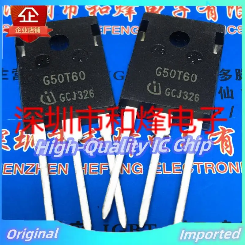 10PCS-30PCS  G50T60 IGW50N60T   TO-247 MOS 600V 50AImported Original  Best Quality