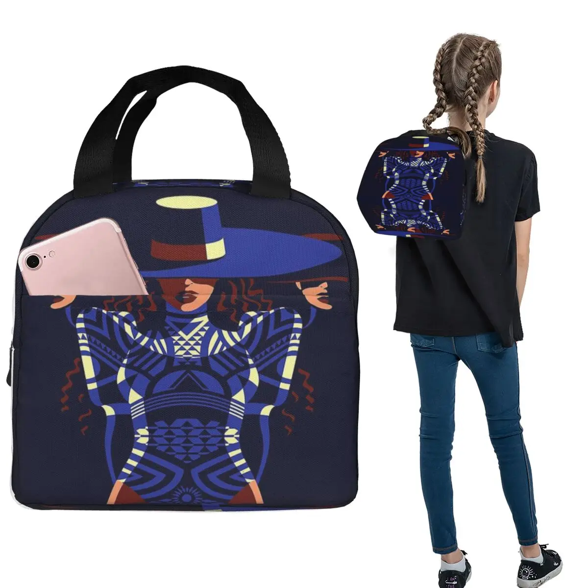 

Beyonce Insulated Lunch Bag for Women Kids Leakproof Food Boxes Thermal Lunch Box Tote