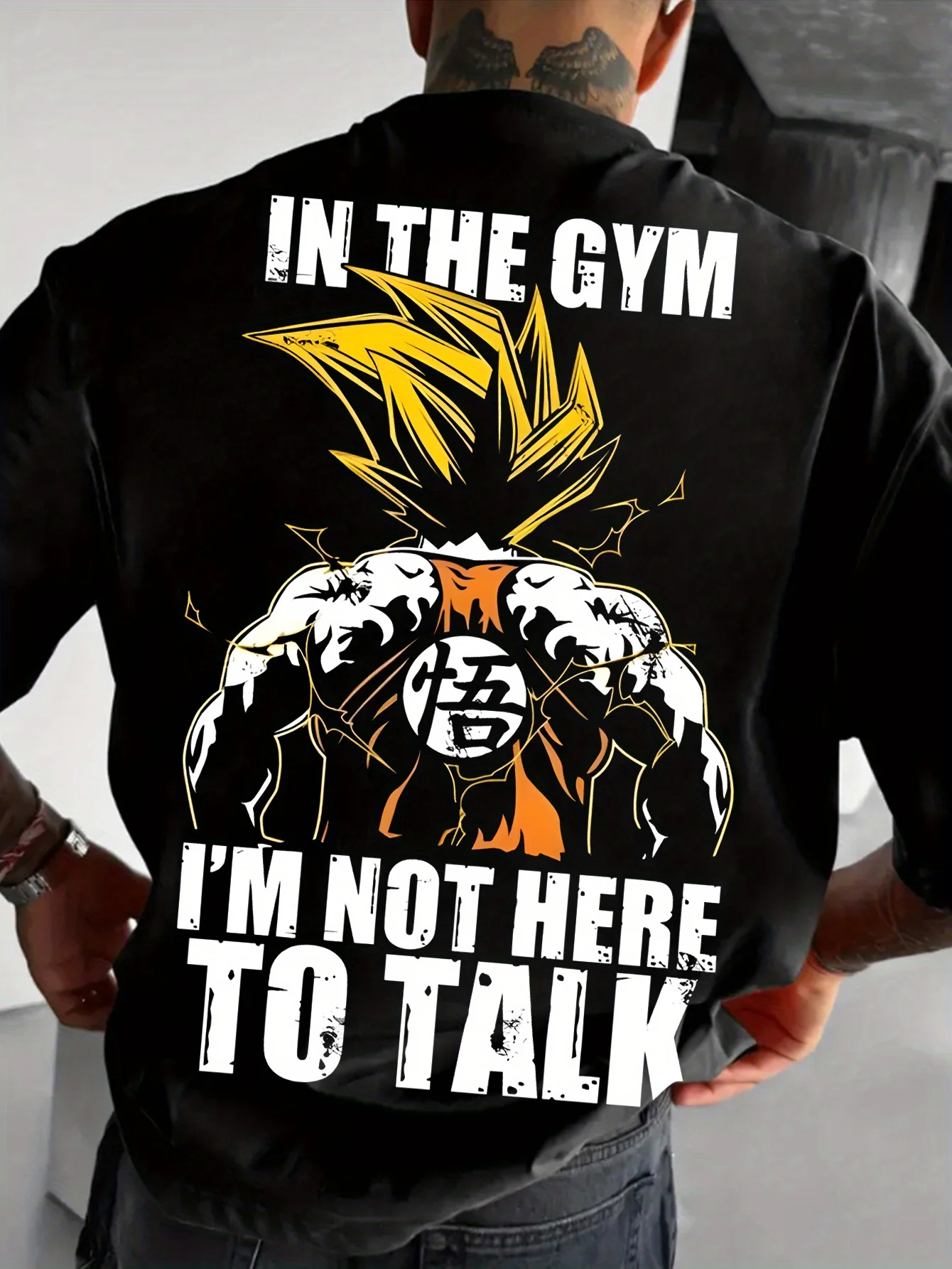 

Son Goku Dragon Ball Anime Summer T-shirt Harajuku Men's Cotton Oversized Fitness Retro Street Women Casual Loose Short Sleeves