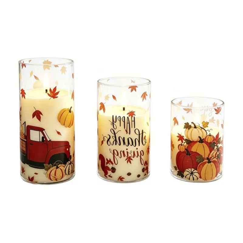 AWAH Battery-Powered Electric Candles Lamp Led Flameless Flickering Fake Tealight For Wedding Christmas Tables