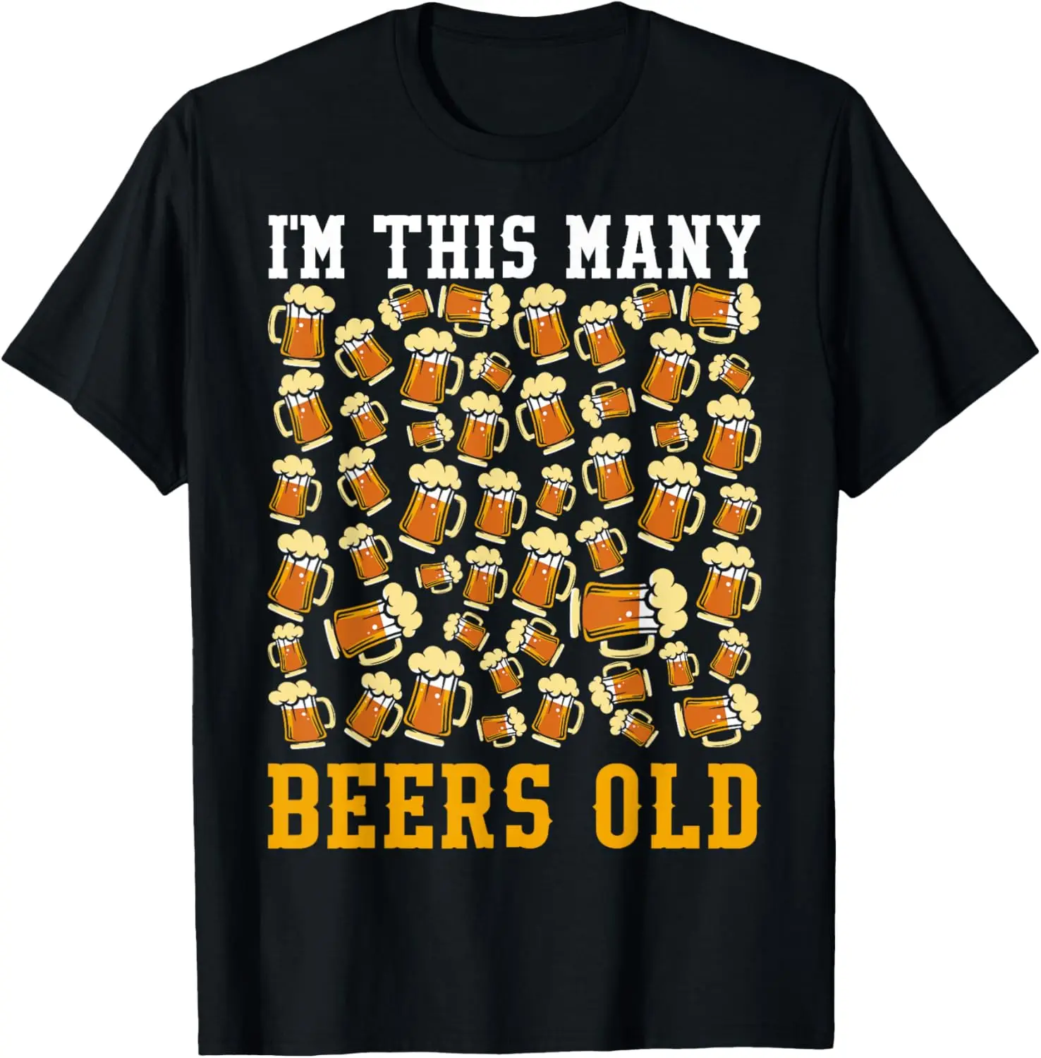 

50 Year Old Birthday Gifts for Men Beer 50th Birthday Beer T-Shirt