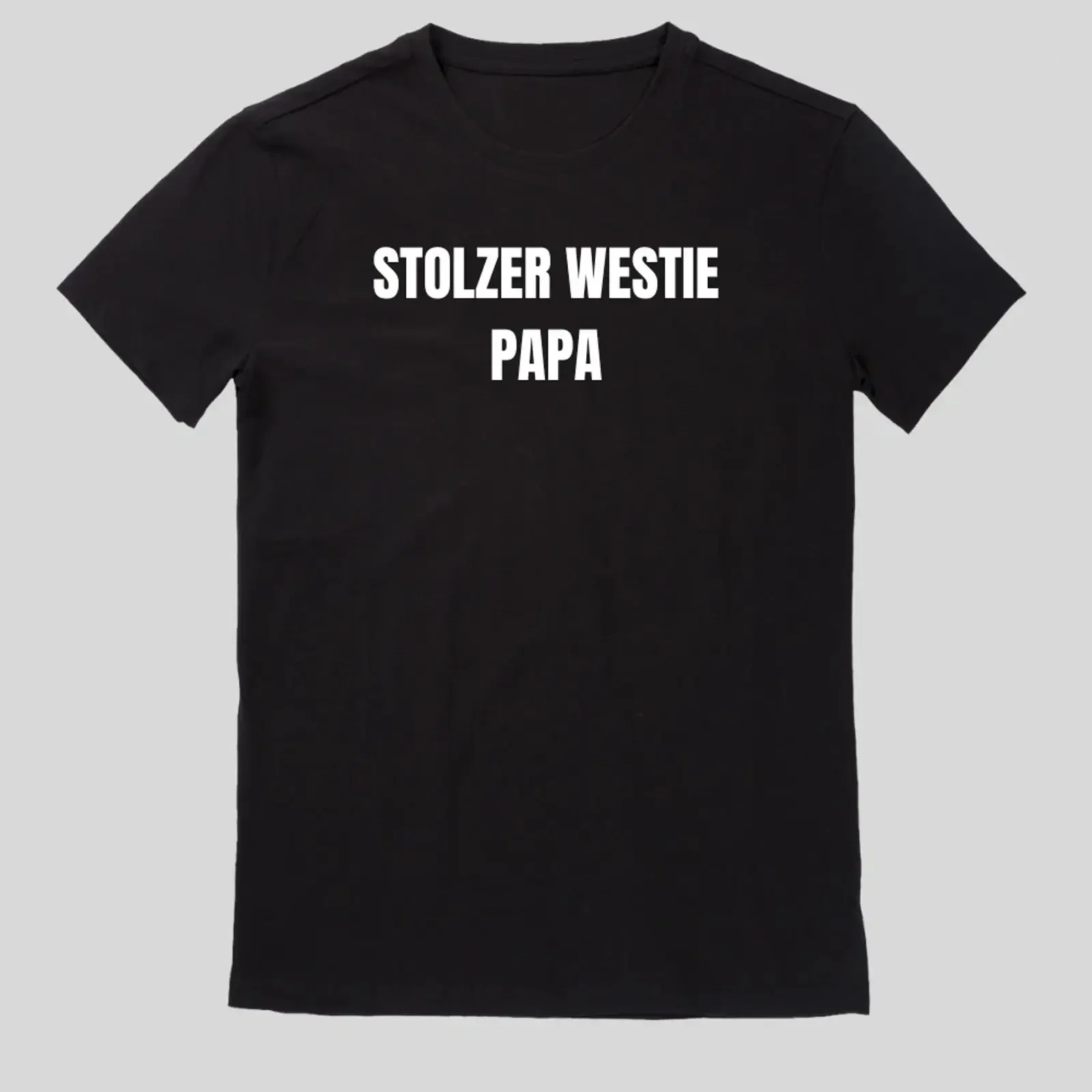 Stolzer Westie Papa West Highland White Terrier Männer Premium T Shirt vintage Washed Versatile Top For Everyday Wear graphic