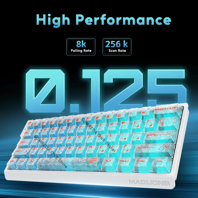 Madlions Mad60 V2 Mad68 V2 Mad 60he Mad 68he Mad60 Mad68 Magnetic Gaming Mechanical Keyboard 60% Hotswap RGB 8K Gamer Keyboard