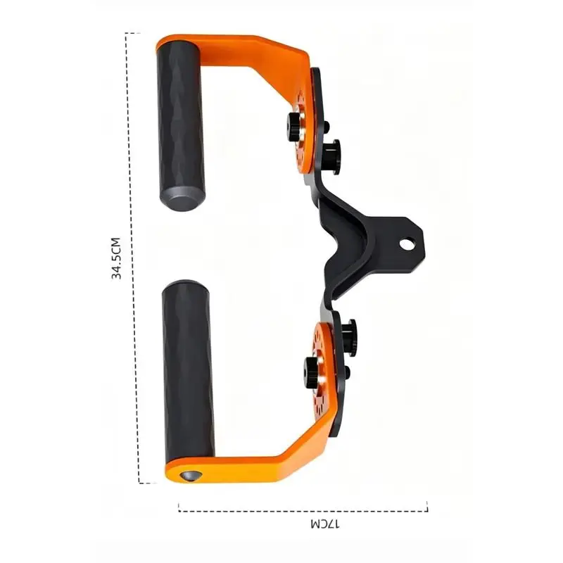 Multifunctional Grip for Lat Pull-down & Rowing Exercises - 360° Rotating Handle Attachment for Cable Pulley System