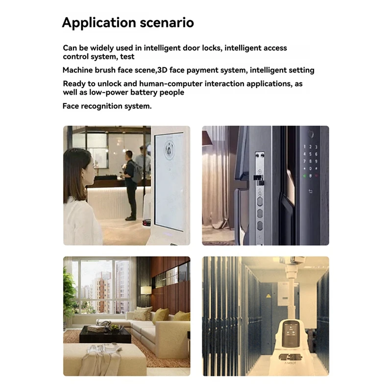 Модуль распознавания лиц AI, бинокулярный 3D-модуль обнаружения животности, хранилище, 1000 граней