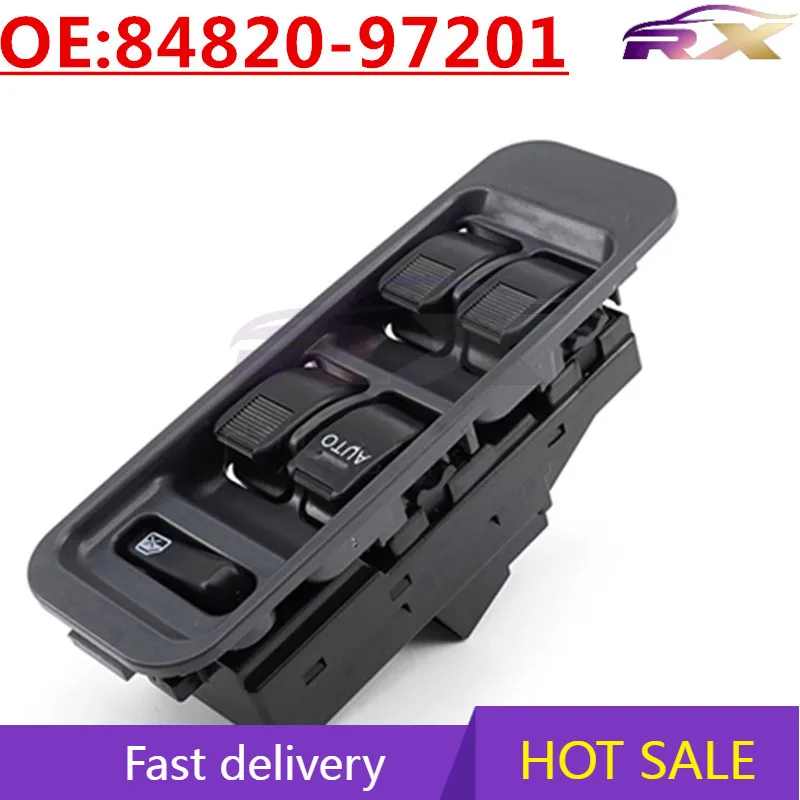 

OEM:84820-97201 Left-drive Power Window Master Control Switch For Toyota