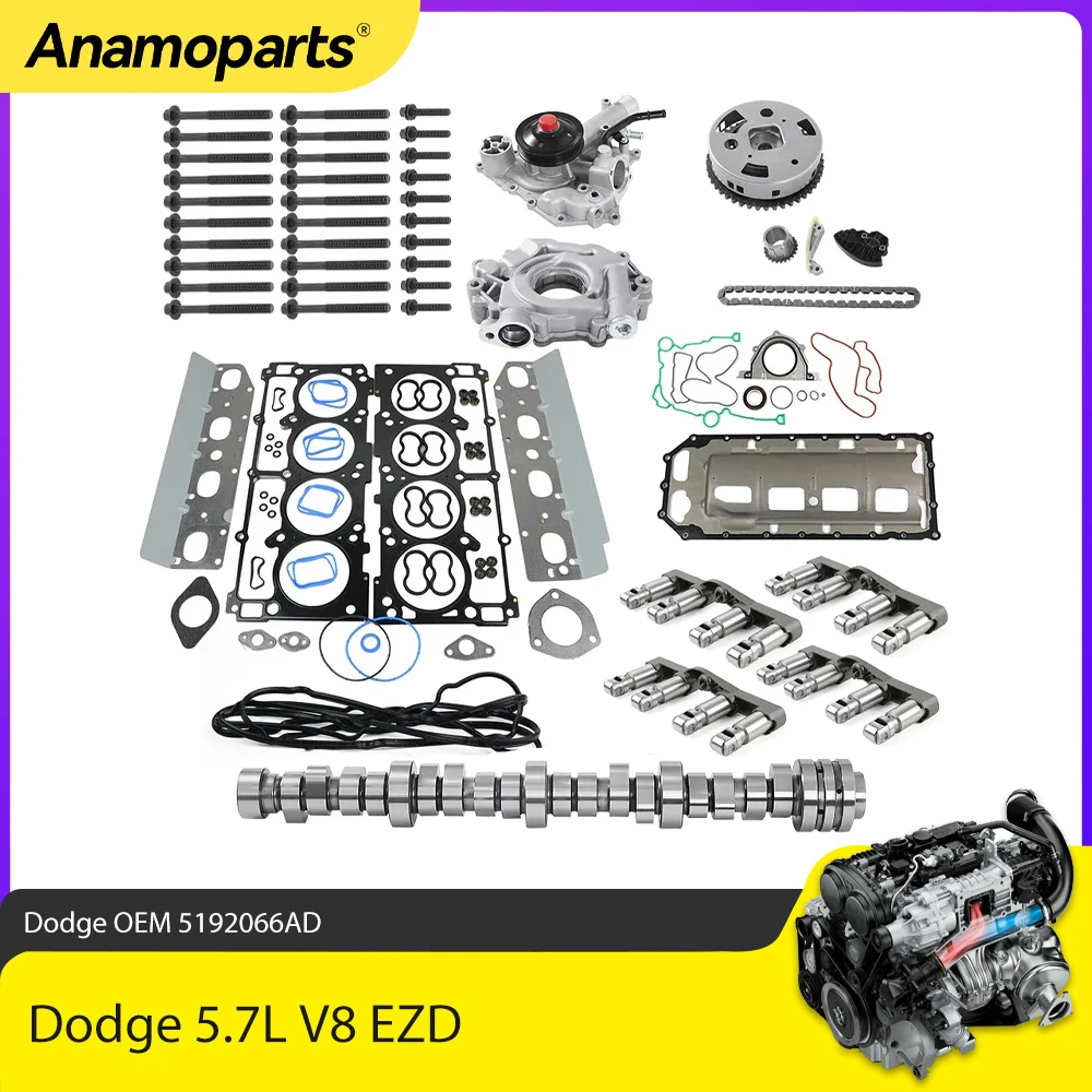 

Engine Parts MDS Lifters Kit W/Cam Timing Chain Head Gaskets Set Fit 5.7 L EZD For Dodge Durango Ram 1500 Chrysler Aspen 5.7L V8
