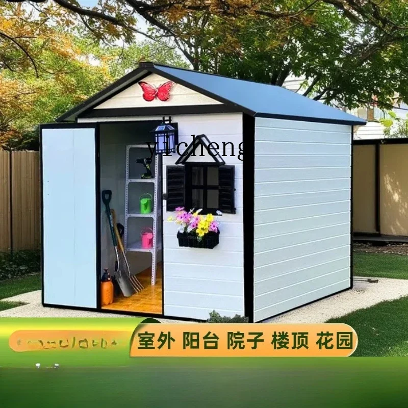 ZK outdoor mobile hut self-assembled simple house warehouse courtyard kitchen storage tool room