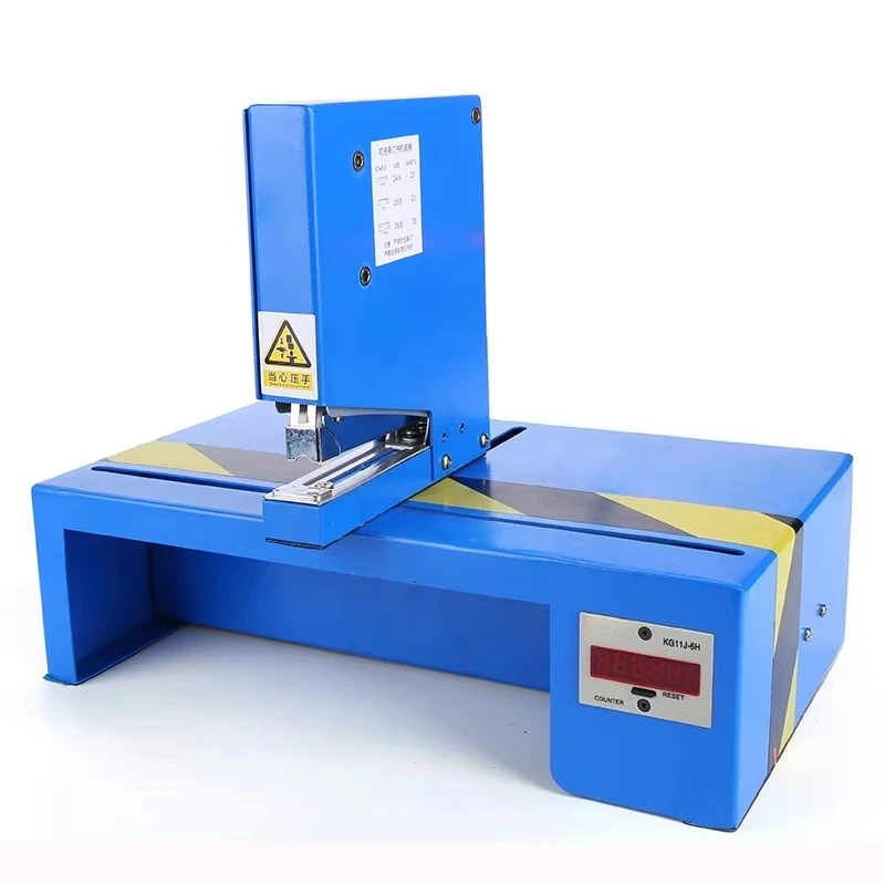 Professional 3-in-1 Heavy Duty Pneumatic Stapling Machine, Sensor Controlled Auto Stapler for Thick Paper and Cardboard