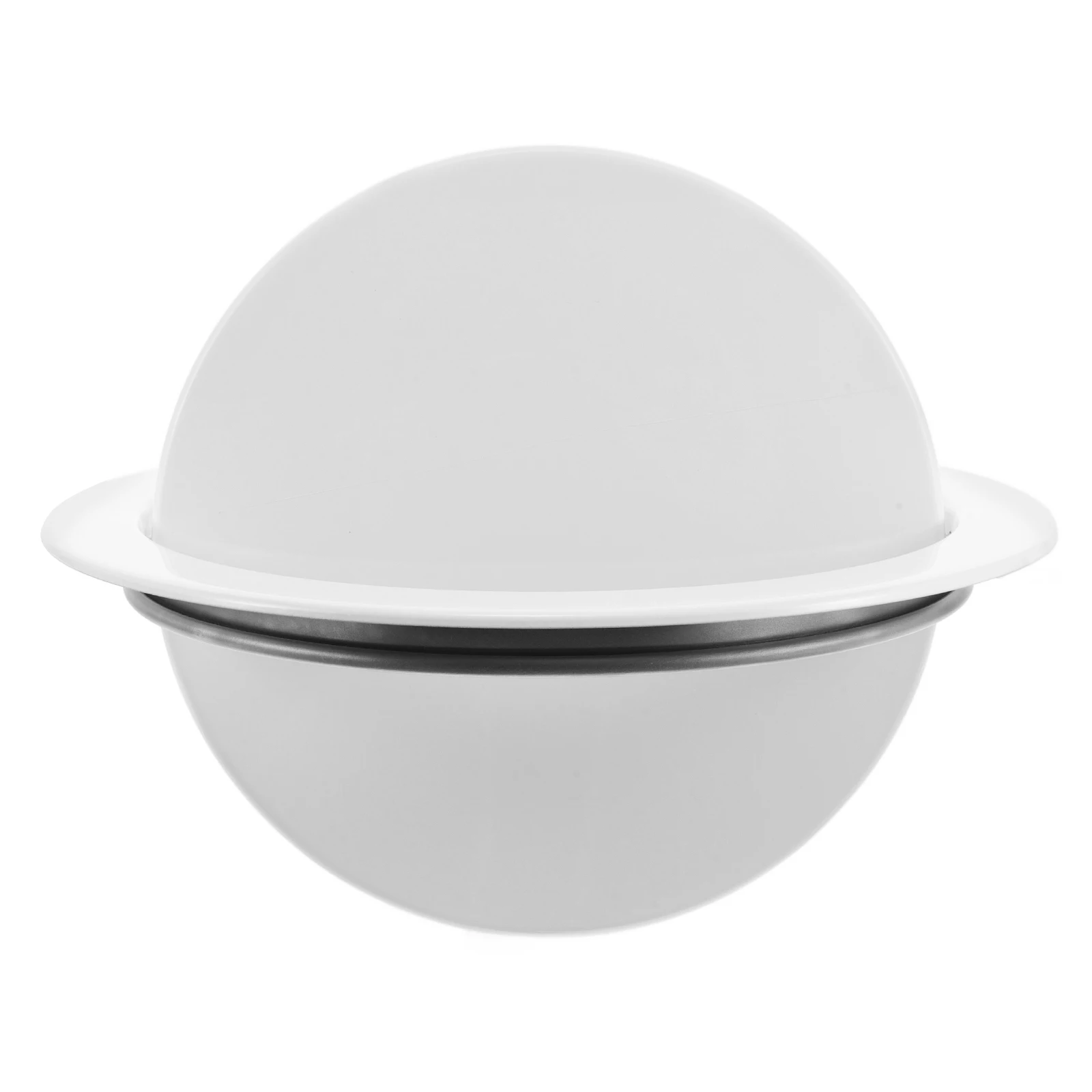 

Stainless Steel Embedded Swing Flap Countertop Garbage Cover Space Saving Bathroom Bin Lid Replacement For Cabinet Chute