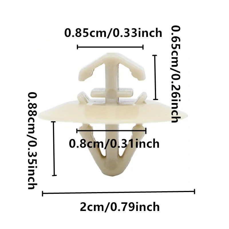 10/20Pcs Side Body Moulding Lower Rivets Door Card Trim Clips For Renault Trafic (X83) Kangoo X76 X61 Master Vauxhall Movano Viv