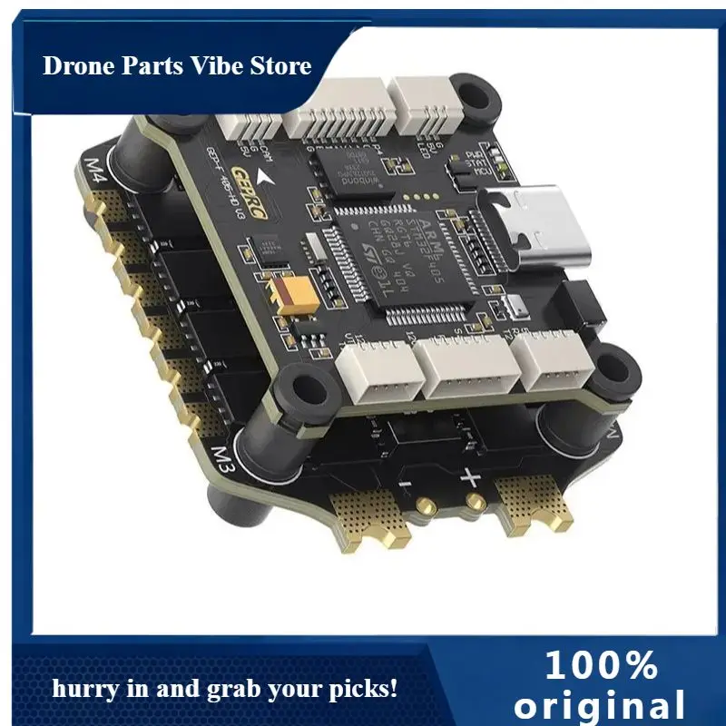 

APGEPRC Taker F405 & BLS V2 60A Flight Controller ESC Stack 20x20/30x30mm 2-6S Betaflight DJI O3 Air Unit FPV Drone