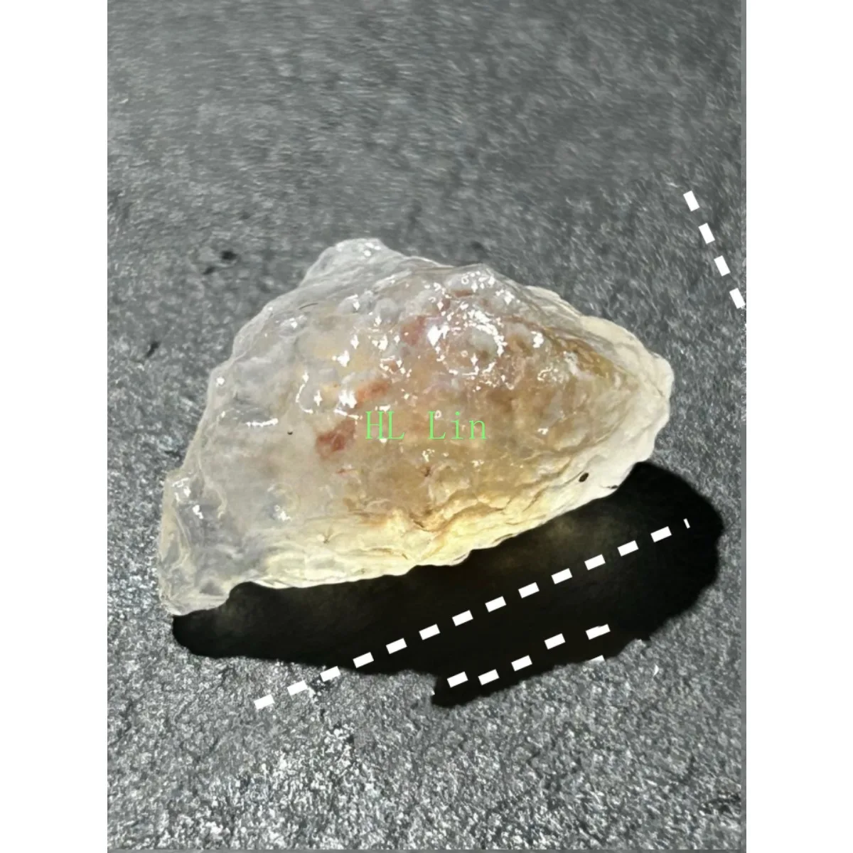 Mountain Gem Candy Agate in Glass Vial, 10-15mm Natural Unpolished, Authentic Stone, Jewelry Making Collection.Candy Agate