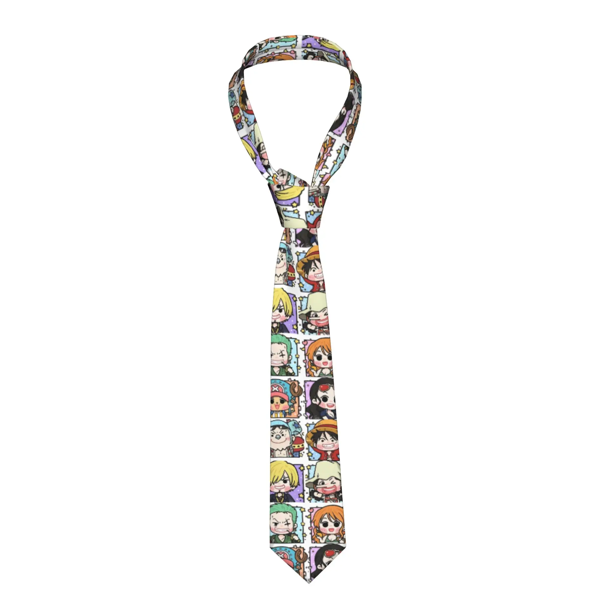 

Мужской галстук с принтом в стиле аниме One Piece, модный галстук на все сезоны, подарок на день рождения
