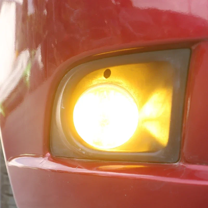 

Suetlcoity For Mitsubishi Eclipse 2006-2011 PVC Yellow Car Front Fog Lights Lights Film Trim Sticker Car Accessories