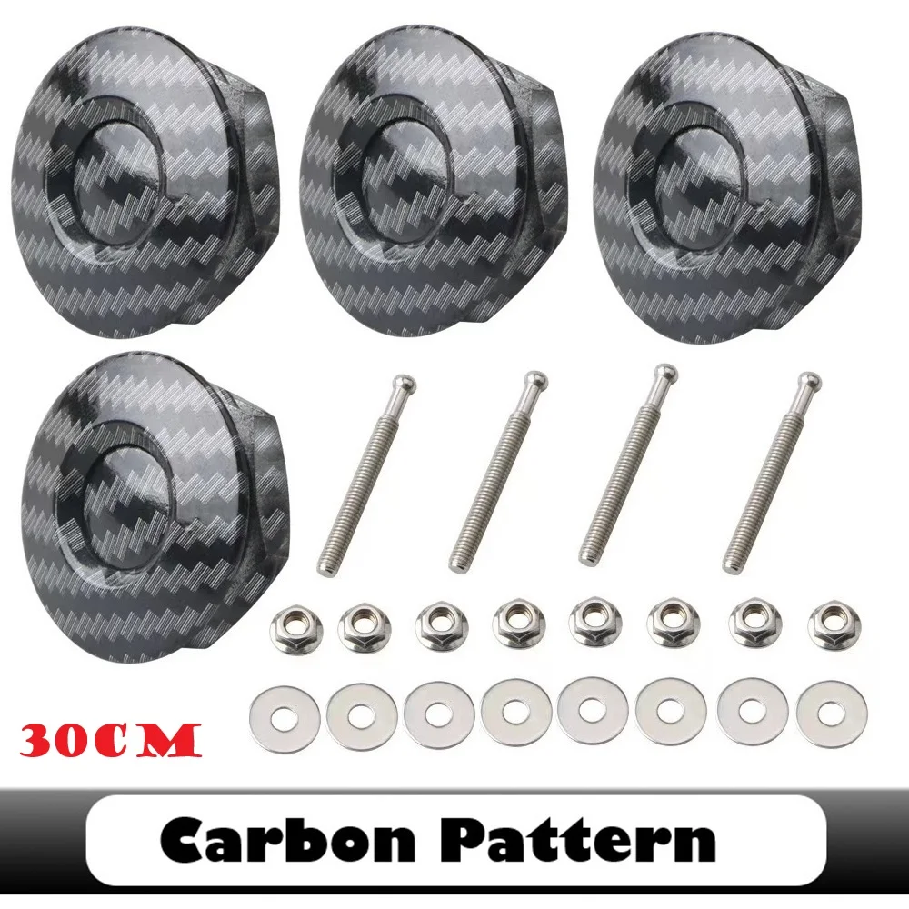 4er-Set 25/30/32mm Auto-Druckknopf-Motorhaubenverschluss Schnellverschluss-Clip-Kit Aluminium Motoraußenverkleidungsteile Universal – Detail 13