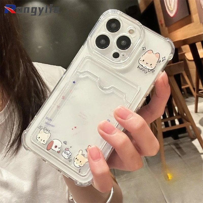 

For OPPO A3 Pro A3X A60 A40 A79 A78 A58 A58X A38 A18 A17K A16K A16E Phone Case Cute Puppy Rabbit Soft Back Cover