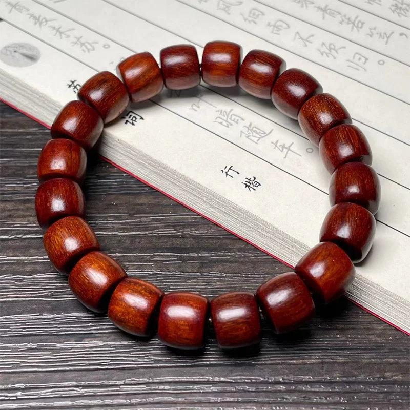 Buddhist natural sandalwood Buddha statue meditation wood prayer beads mala bracelet men women Heal bracelet pendant Hot sales