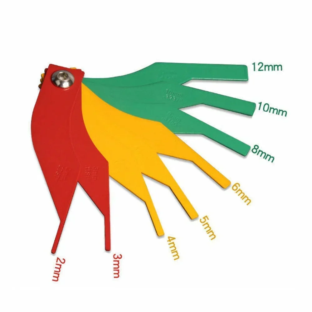 VERYUS Car Brake Pad Measuring Tool Gauge Feeler Tester Scale Lining Thickness Wear Meter Thickness Gauge Handy Measuring