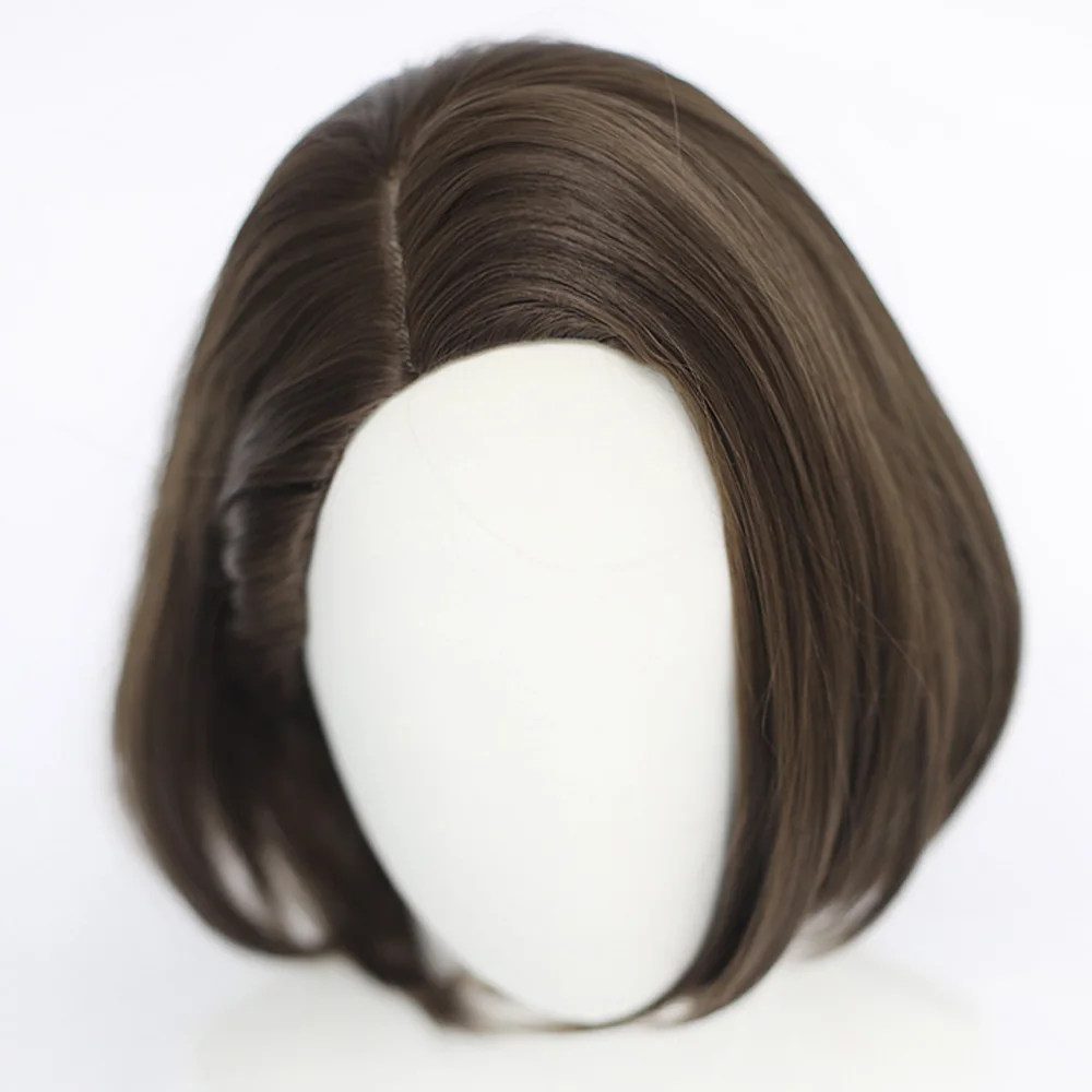 RE3 Remake Jill Valentine Cosplay Wig Brown Blonde Hair