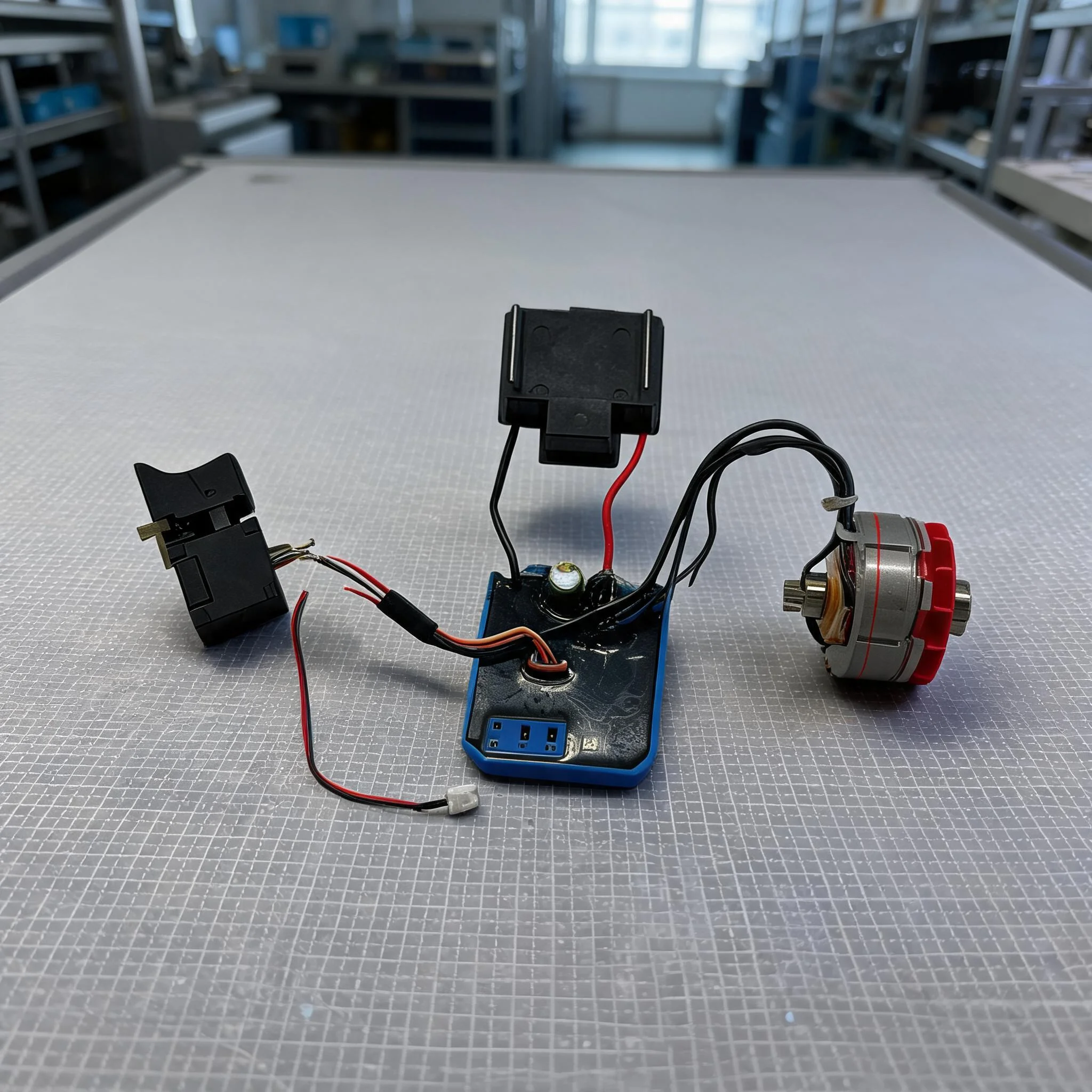 Electric Dril Brushless Motor Assembly Switch Control Board 21V 13Teeth Switch Drive Control Board Power Tool