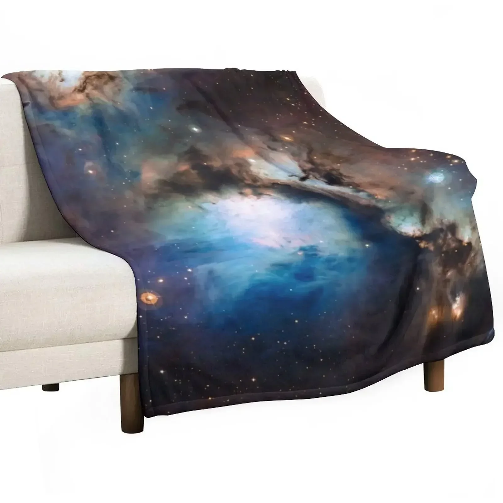 Reflection Nebula in Orion Throw Blanket for babies Luxury Designer Blankets