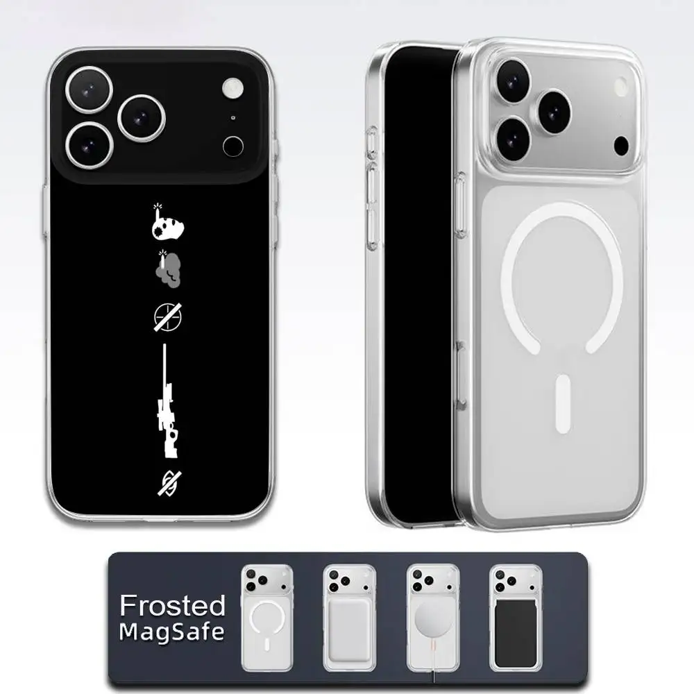 C-CSGO C-CS GO BUNNYHOP Phone Case For iPhone 17,16,15,14,13,12,11,Pro,Max,Plus,E,Air,Mini Magsafe MagneticFrosted Transparent