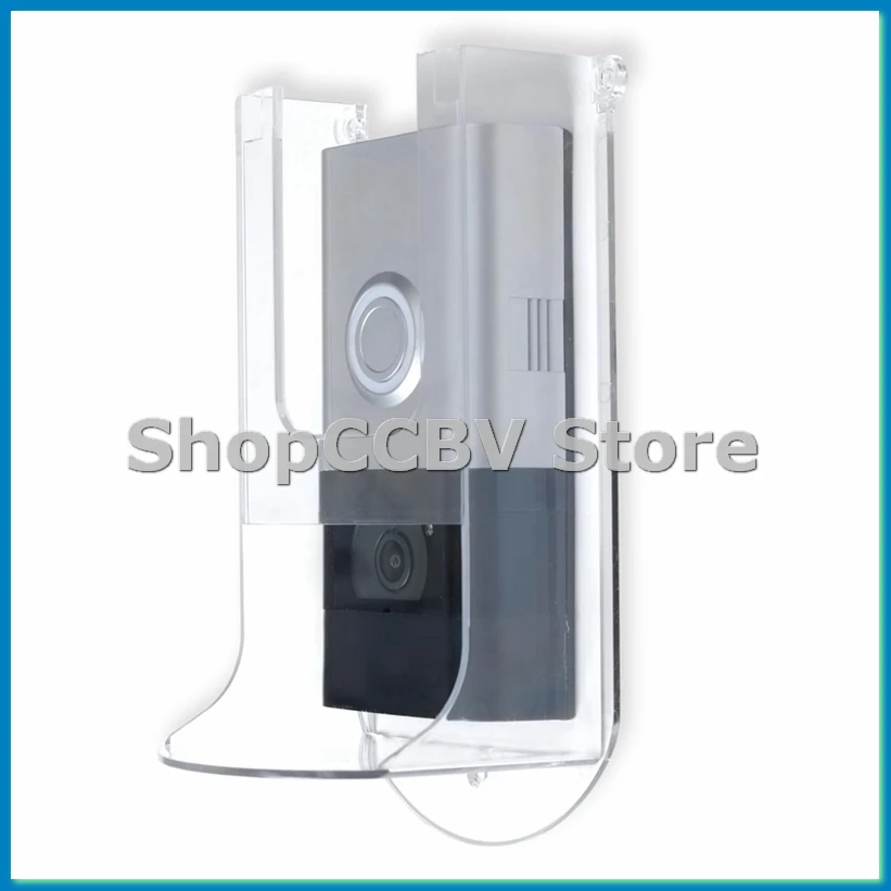 

Прозрачный пластиковый защитный кожух от дождя для дверных звонков, совместимый с моделями Ring, водонепроницаемый защитный экран для видеодомофонов - A33R