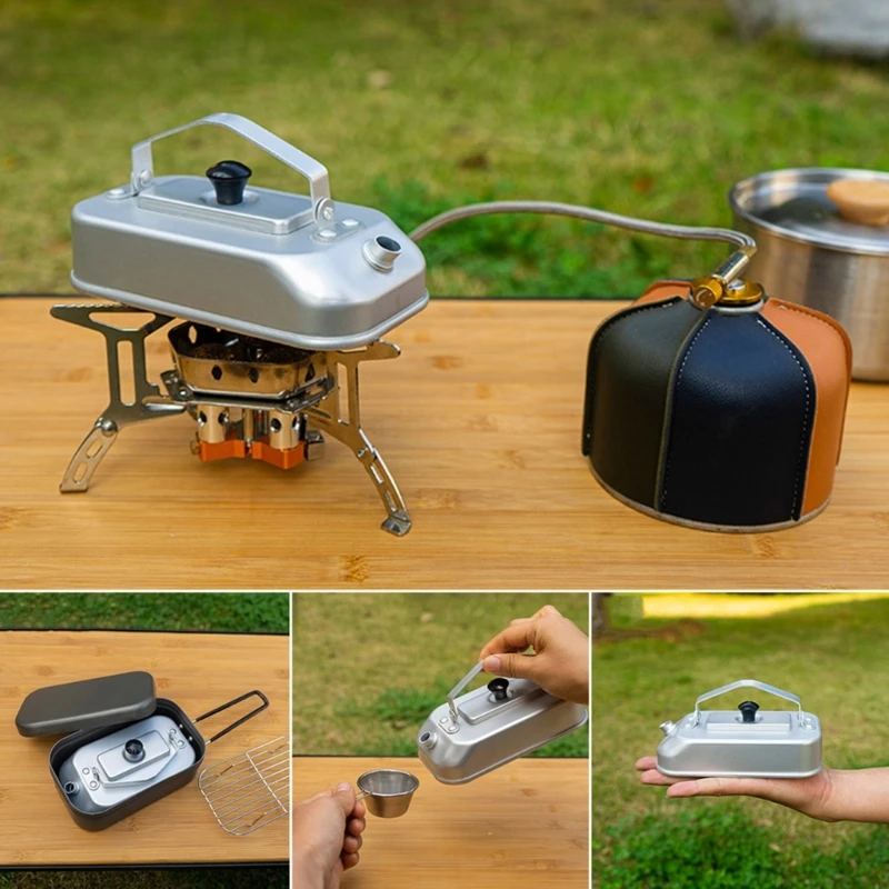 Mini Aluminium Wasserkocher mit Picknick Wasserkocher Teekanne Outdoor Kochgeschirr DropShipping