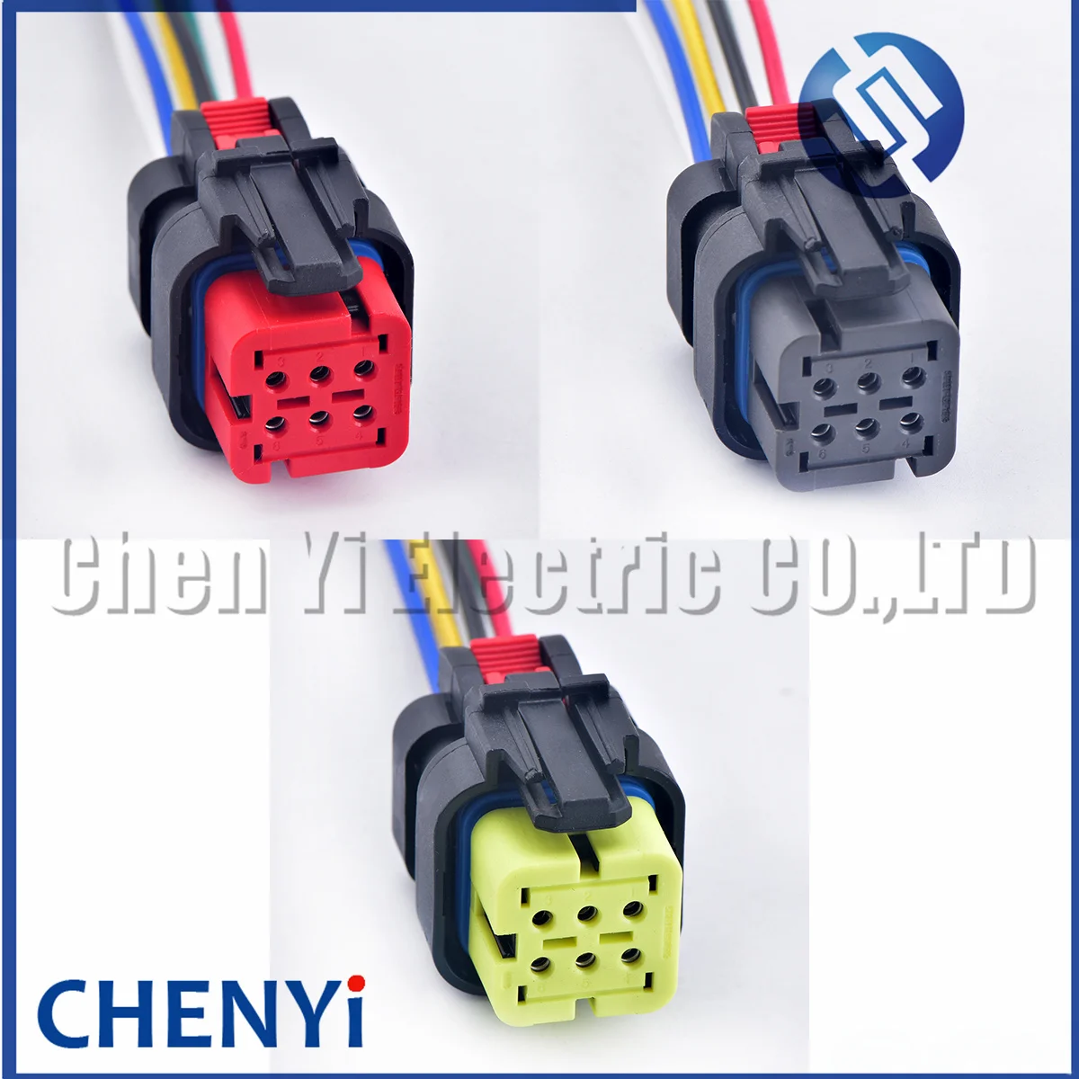 6 Pin auto waterproof connector EGR VALVE Wire harness plug pigtail 776433-1 776433-2 776433-3 776433-4 For CAT Carter excavator