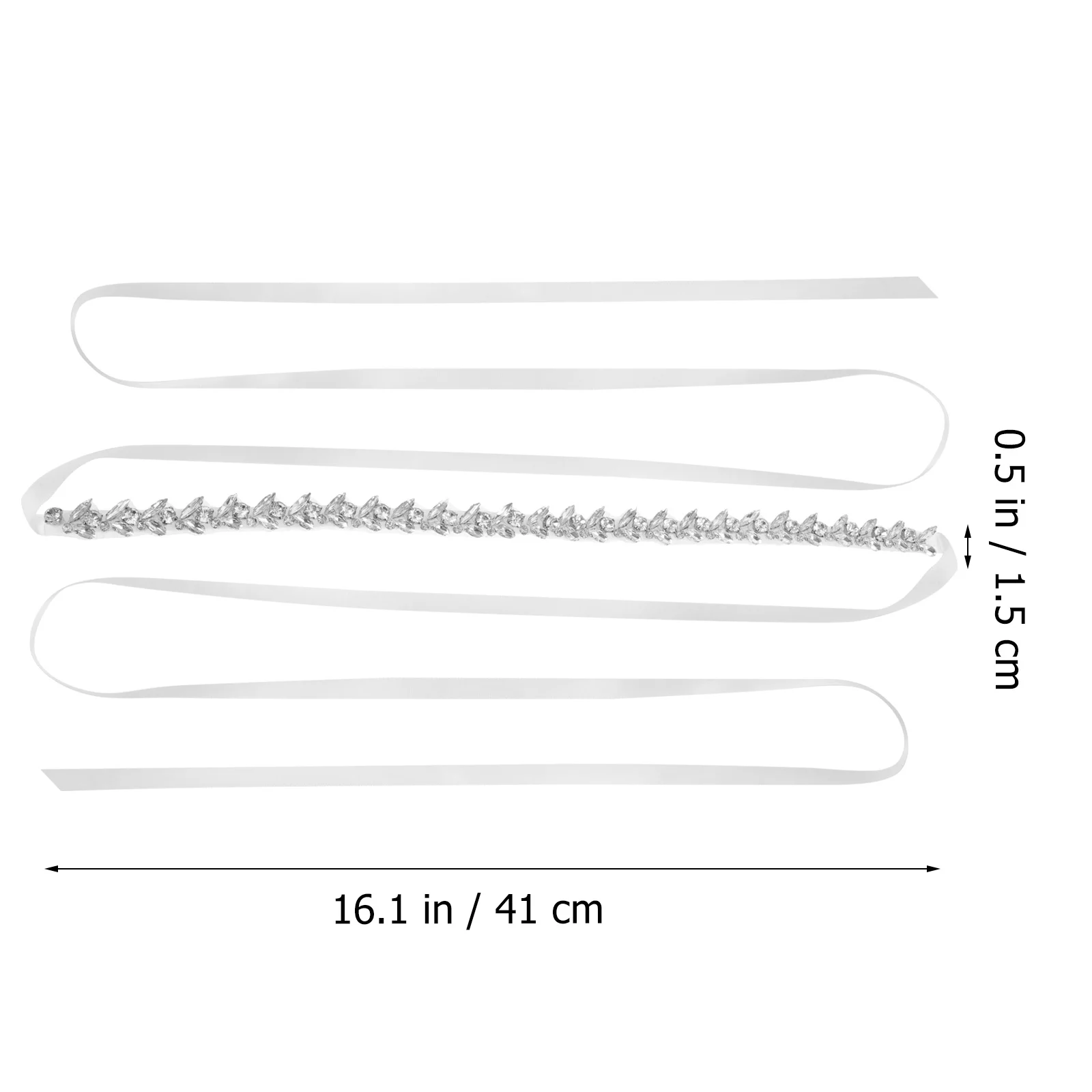 1 Uds. Faja nupcial con diamantes de imitación, cinturón elegante para boda, accesorio para vestido de fiesta, decoración para vestido de novia, faja para novia