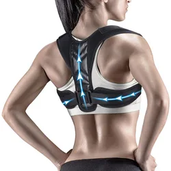 Back Posture Correction Belt Hunchback Corrector Adult Men and Women Sitting Posture Correction Belt Shoulder Straight Back