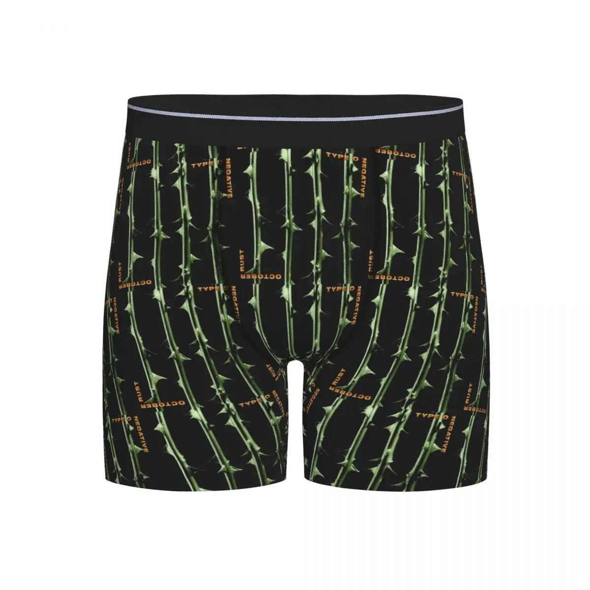 

Long Boxer Underpants Shorts Type O Negative Panties Men's Ventilate Underwear for Homme Man Boyfriend Gifts