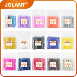 JOLANT 1040 Ties=40 Sticks Dental Orthodontic Elastic Ligature Ties Bands for Brackets Braces Colourful to Choose