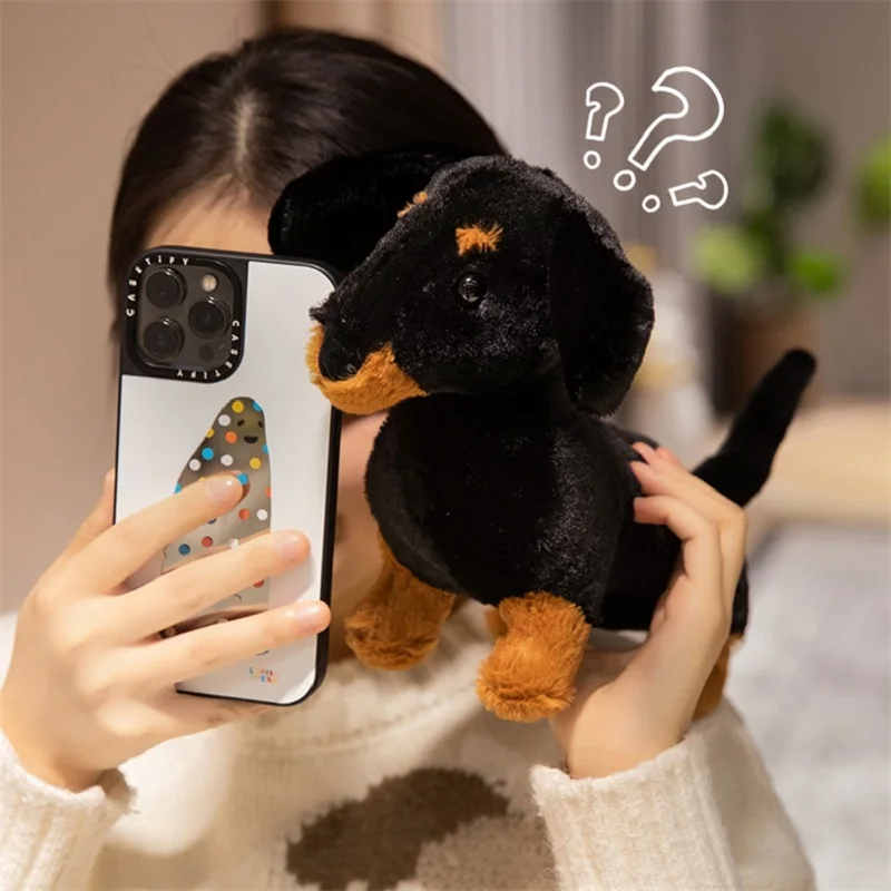 Brinquedo de pelúcia de gato siamês bonito, boneca animal de cachorro deachshund, brinquedo de coelho kawaii lobo, boneca de cachorro grande dane, brinquedos para crianças meninas