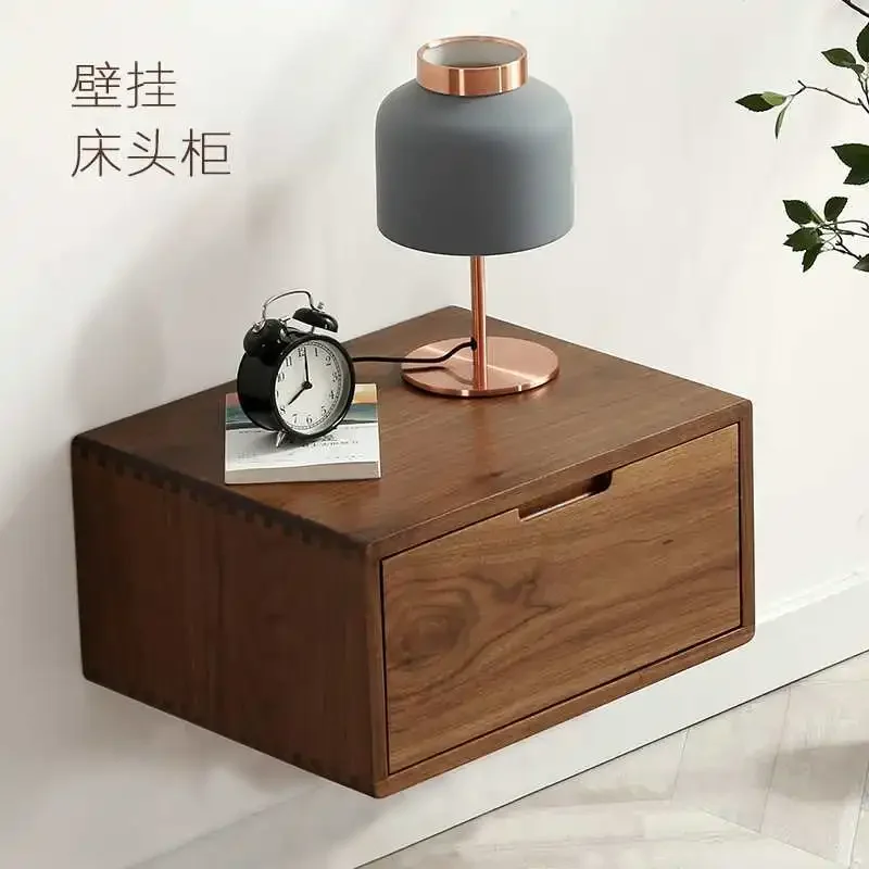 Wall-mounted suspended bedside tables, small drawer storage boxes, wall cabinet shelves, suspended wall cabinets