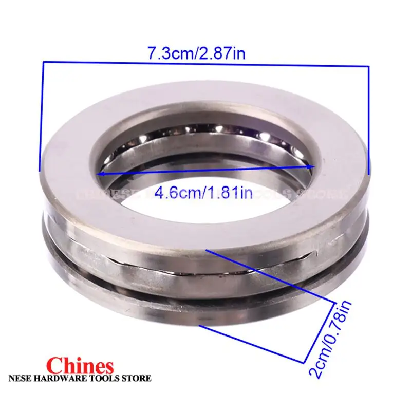 51209 محامل كروية محمل كروي ذو أخدود عميق للمولد Bearin أحذية تزلج محمل كروي 51209 #3