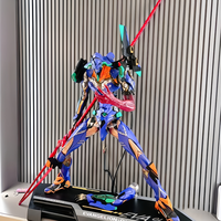 60cm High Quality Evanglion 01 Anime Figure Eva Mutation Luminous Action Figurine Collection Ornaments Model Doll Halloween Gift