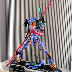 60cm High Quality Evanglion 01 Anime Figure Eva Mutation Luminous Action Figurine Collection Ornaments Model Doll Halloween Gift