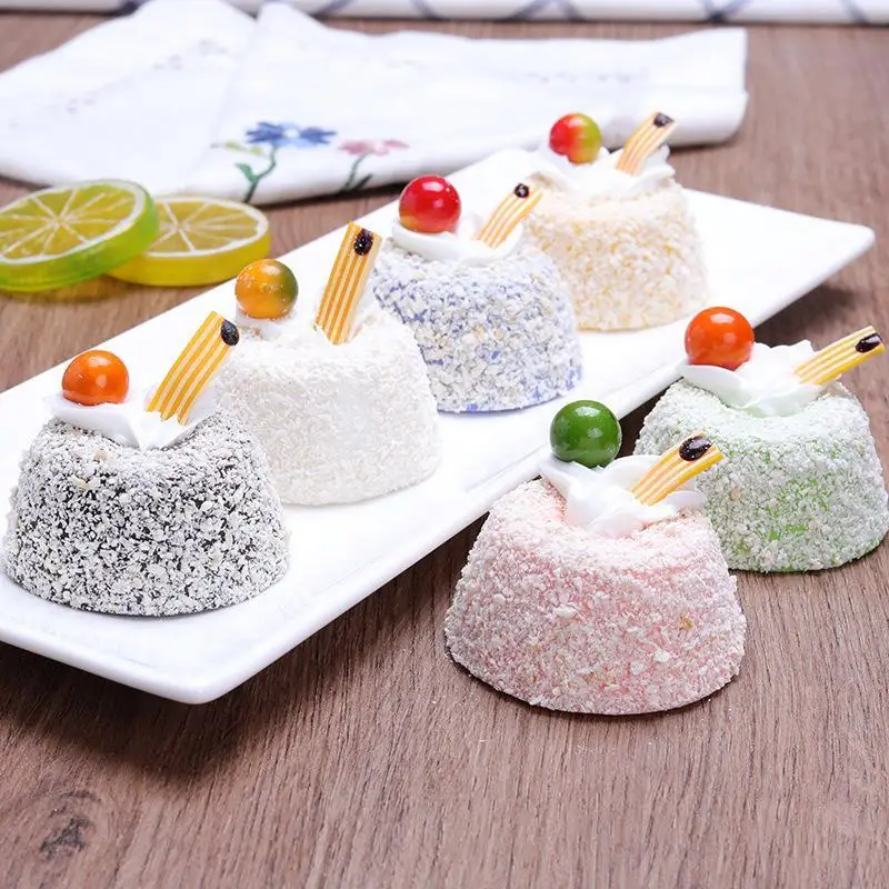 Realistic Food Shaped Cake Squeeze Toy Slow Rebound Soft Stress Relief Fidget Toy for Home Office Relaxation