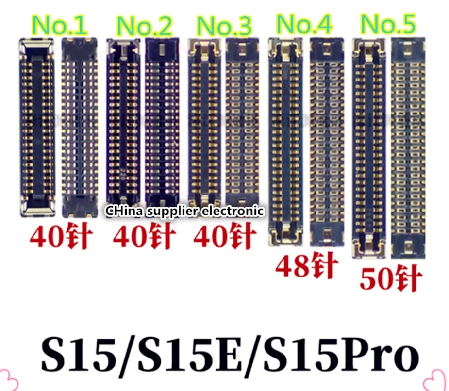 For vivo s15 S15e motherboard display screen inline seat sub s15Pro tail plug cable seat 40pin 48pin 50pin