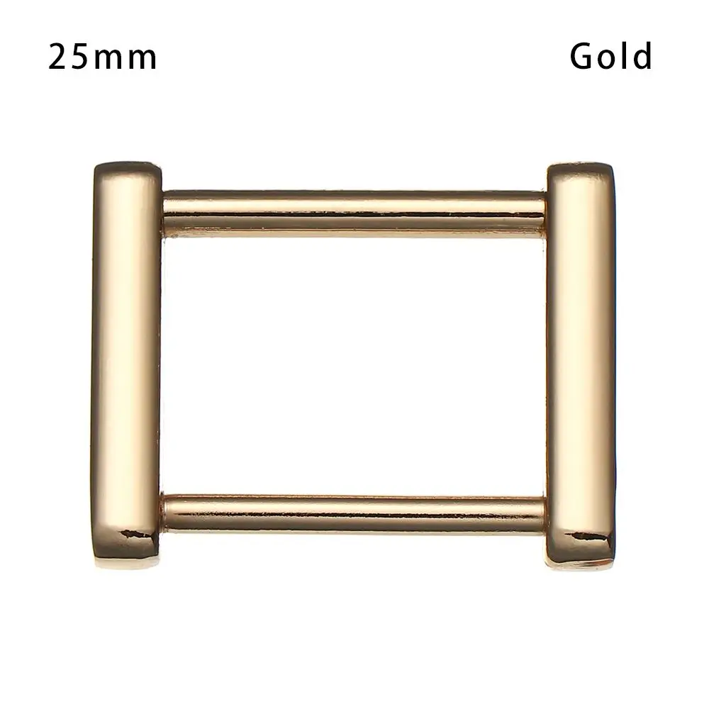 Accessories Shoulder Webbing Buckle Detachable Leather Craft Strap Connector Rectangle Rings Buckle Bag Loop Screw Rings Buckle